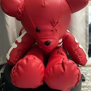 Red Skeleton Bear Small Backpack